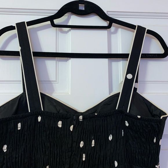 Black/white dots Sundress - Picture 6 of 12